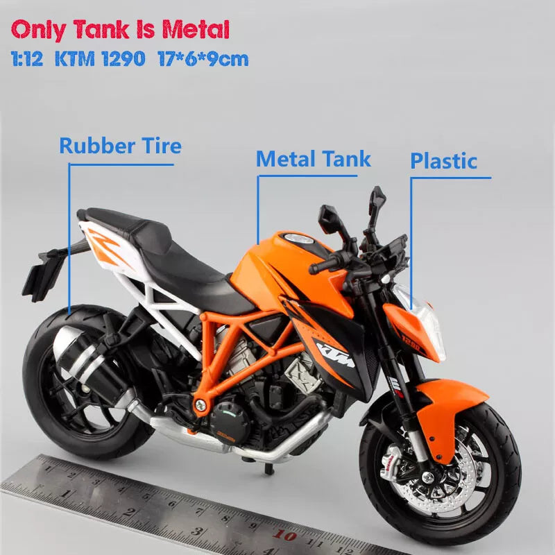KTM 1290 Super Duke R 1:12 Licensed Maisto Diecast Alloy Model Bike