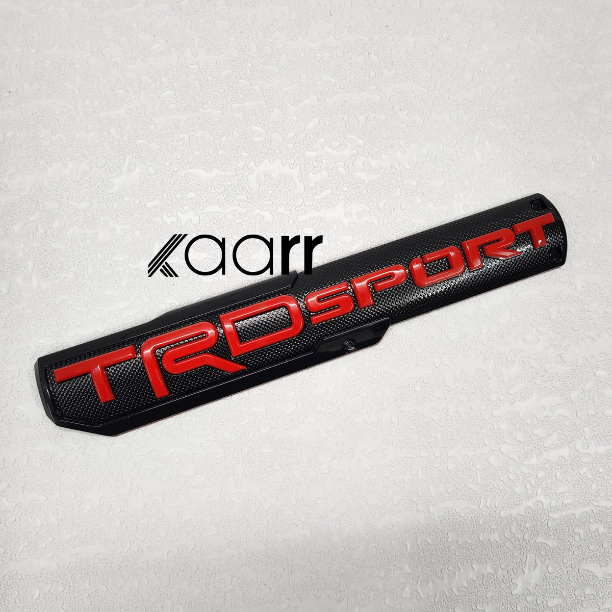3D TRD SPORT Sticker Decal Red (30 x 6 cm)