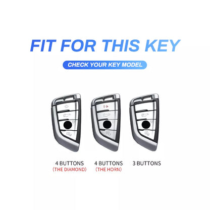 BMW New Key Premium Batman Metal Alloy Keycase with Holder & Rope Chain