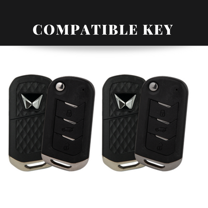 Mahindra XUV700/Scorpio/Thar/XUV300 New Key Premium Batman Metal Alloy Keycase with Holder & Rope Chain