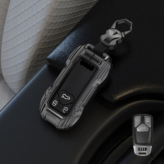 Audi Remote Key Premium Batman Metal Alloy Keycase with Holder & Rope Chain